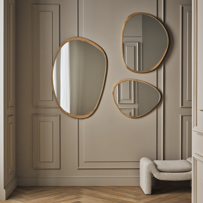 Bolia Elope Spiegel - H 57,5 x B 73,5 cm - Oiled Oak