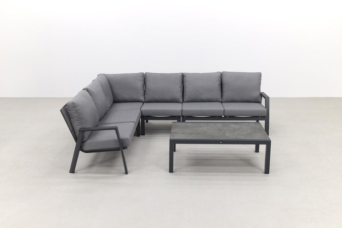 VDG Azoren|Atlanta loungeset - antraciet - links & rechts