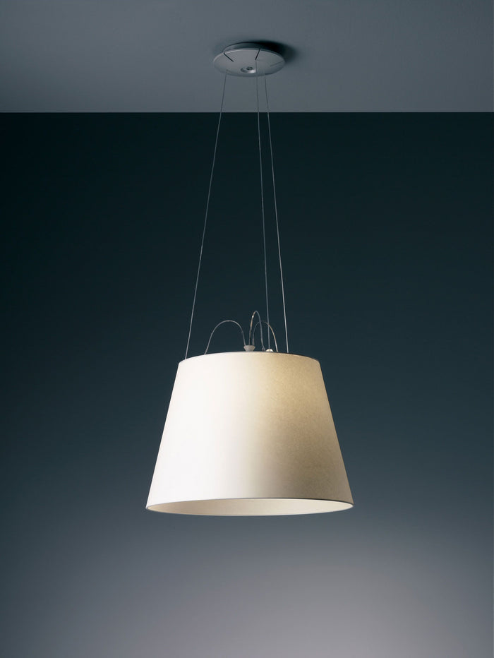 Tolomeo Mega hanglamp 52cm grijs satijn