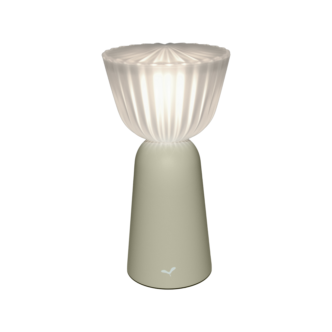 Fermob Swiing - draadloze tafellamp - outdoor - H 20 cm - Gris argile