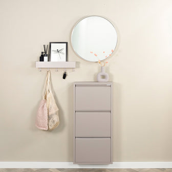 Spinder Design Billy 3 Schoenenkast - Silky Taupe