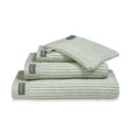Gastendoek Home Petit Ligne Smoke Green | Groen | Katoen