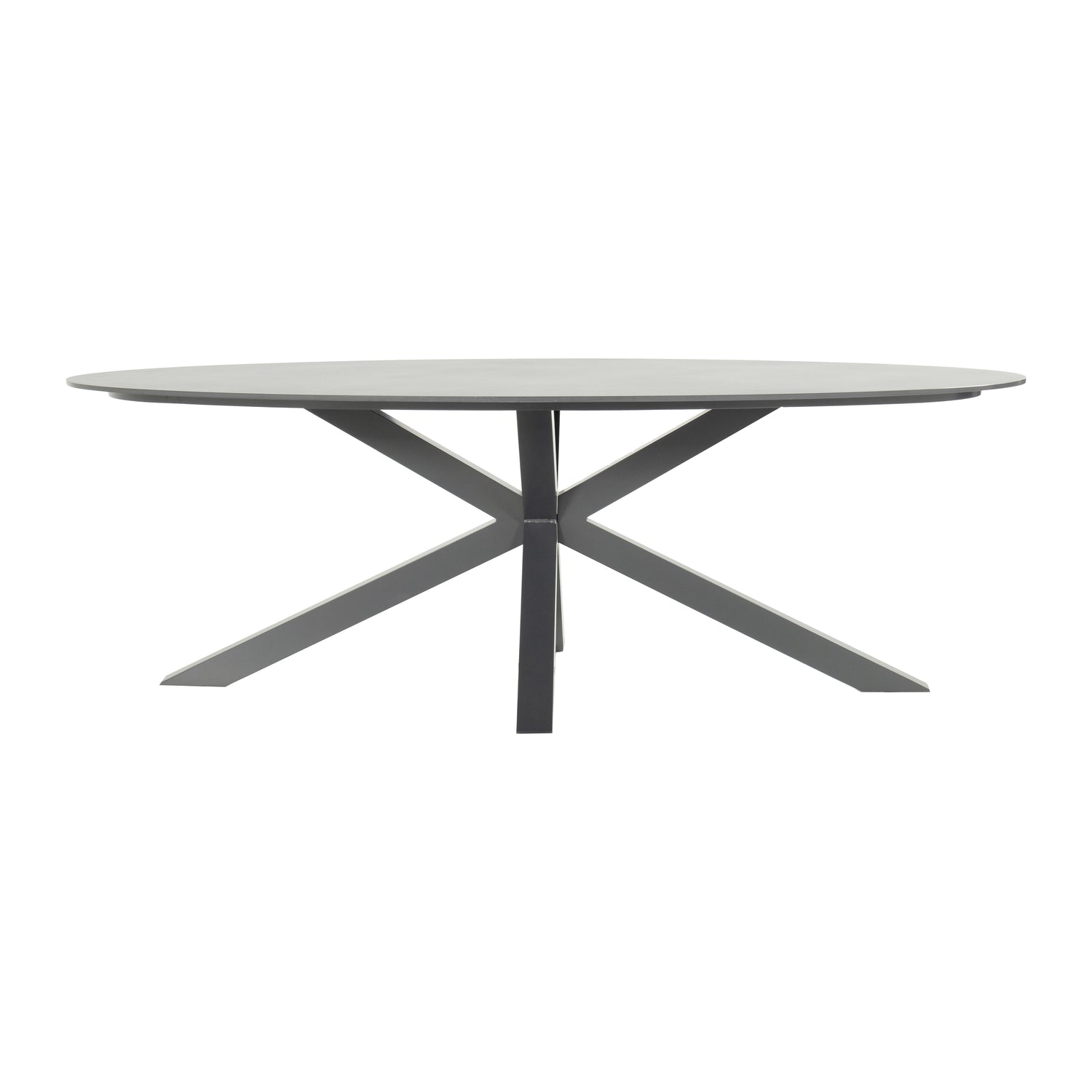 Hartman Xander Tuintafel Ovaal B 220 x D 120 cm - Antraciet