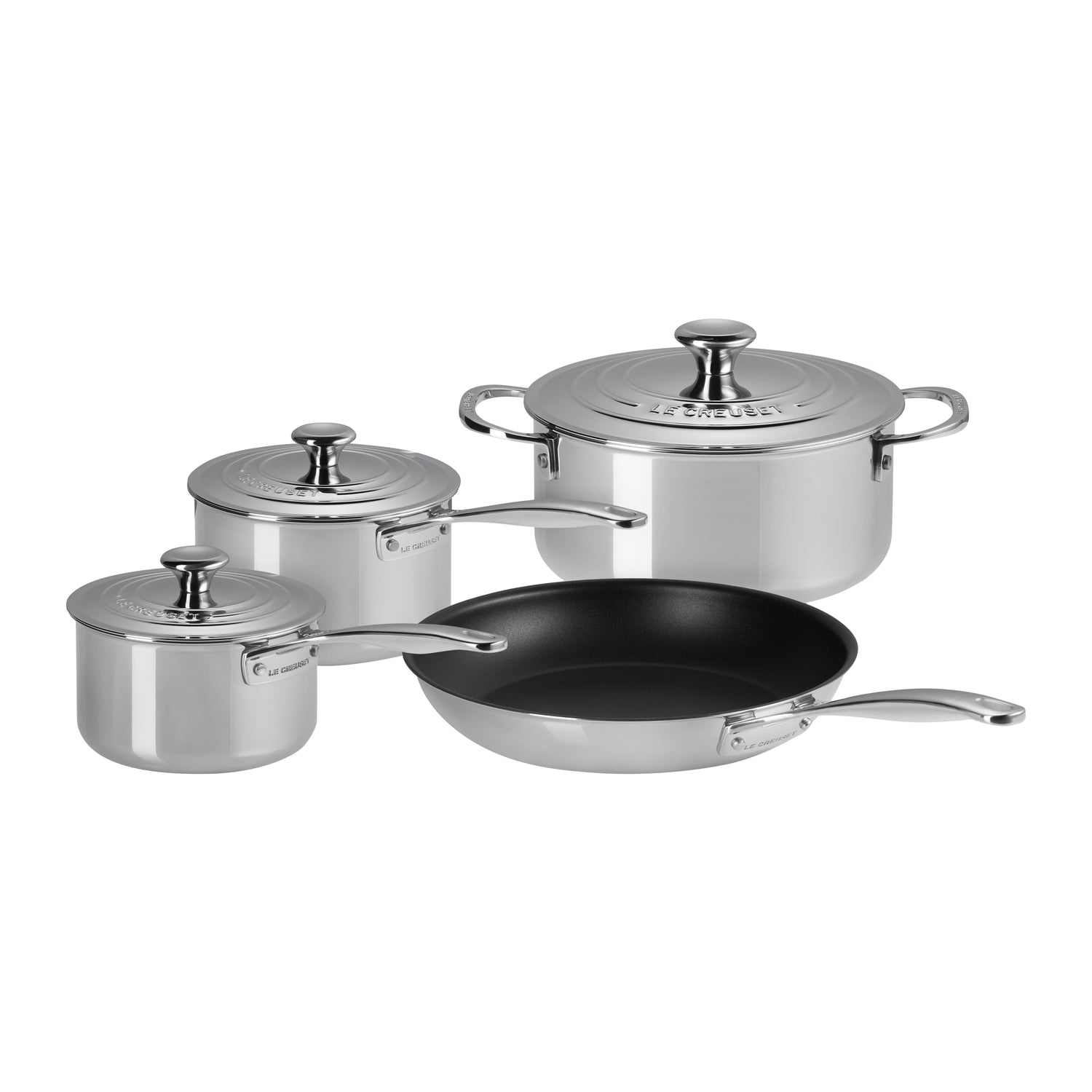 Le Creuset Signature 4-delige pannenset