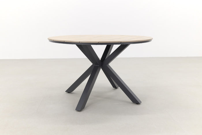 Jasmine black | GI Edison 122 cm. - ronde tuinset