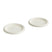 HAY Barro Ontbijtborden Ø 18 cm - Set van 2 - Gebroken Wit