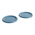 HAY Barro Dinerborden Ø 24 cm - Set van 2 - Donkerblauw