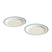 HAY Sobremesa Ontbijtborden Ø 18,5 cm - Set van 2 - Blauw