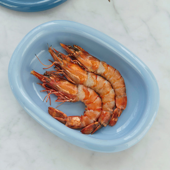 HAY Barro Ovale Schaal - Small - Lichtblauw