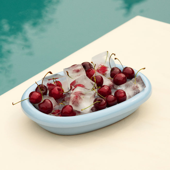 HAY Barro Ovale Schaal - Small - Lichtblauw