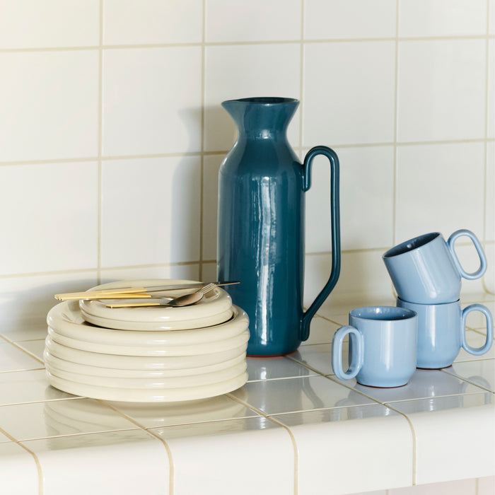 HAY Barro Ontbijtborden Ø 18 cm - Set van 2 - Gebroken Wit