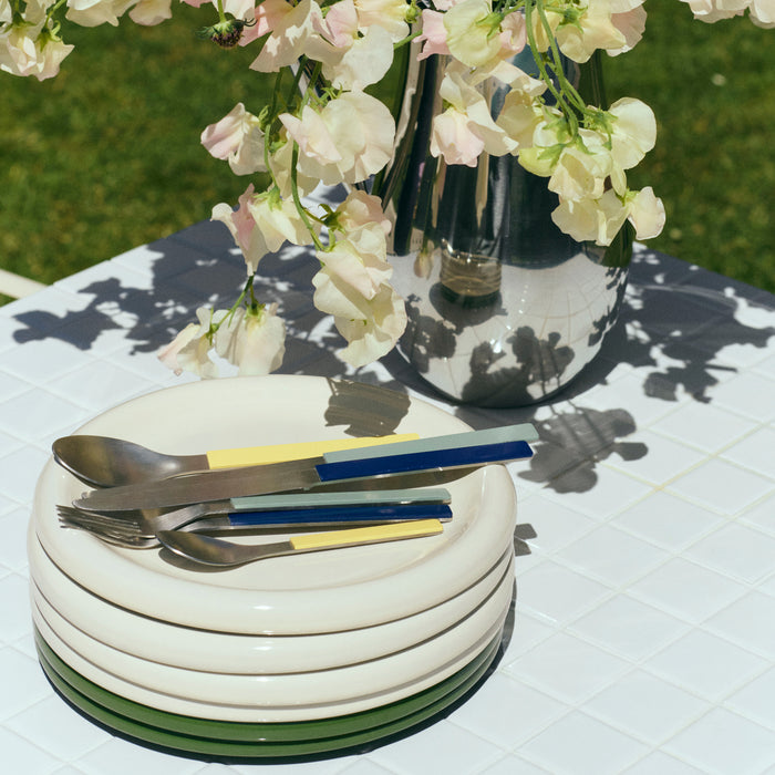 HAY Barro Ontbijtborden Ø 18 cm - Set van 2 - Gebroken Wit