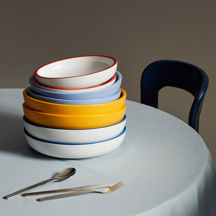 HAY Sobremesa Serveerschaal Ø 20 cm - Wit / Rood