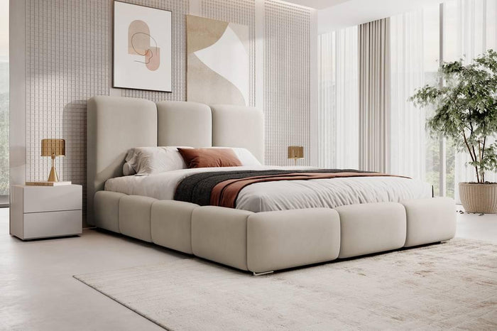 NADUVI Collection Bedframe Briar velvet 160x200