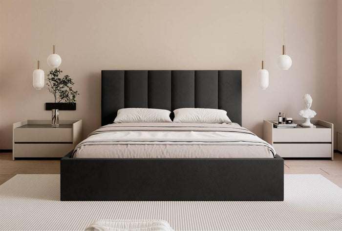 NADUVI Collection Bedframe Carolina met opbergvak velvet 140x200