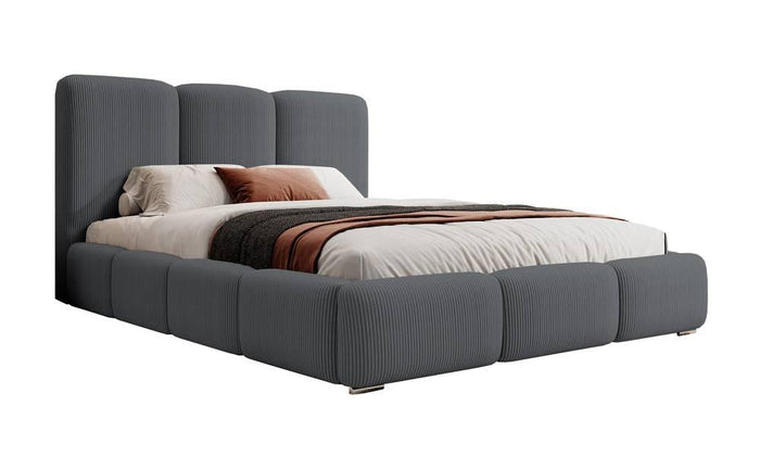 NADUVI Collection Bedframe Briar met opbergvak ribstof 160x200