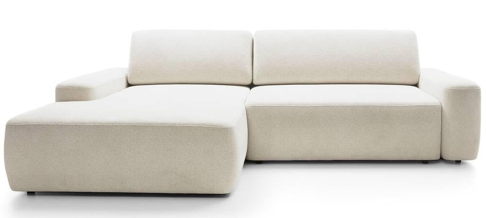 NADUVI Collection Hoekslaapbank Elis links met opbergvak chenille