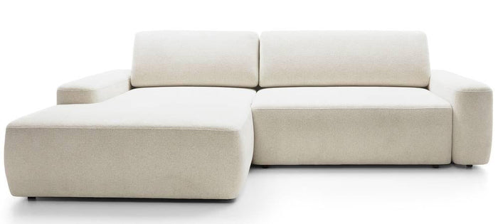 NADUVI Collection Hoekslaapbank Elis links met opbergvak chenille