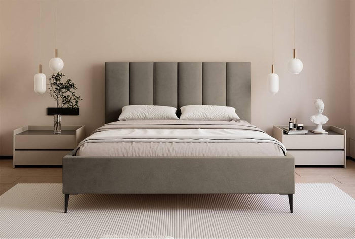 NADUVI Collection Bedframe Carolina met opbergvak velvet 160x200