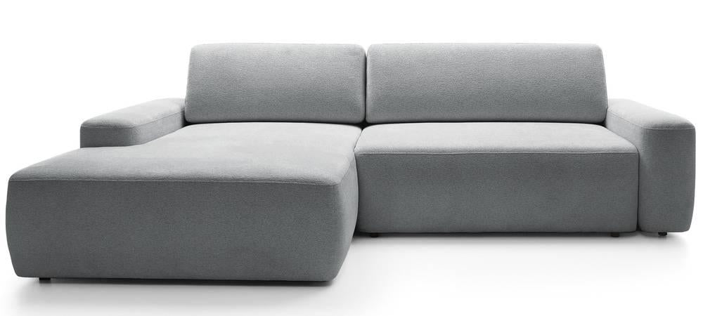 NADUVI Collection Hoekslaapbank Elis links met opbergvak chenille