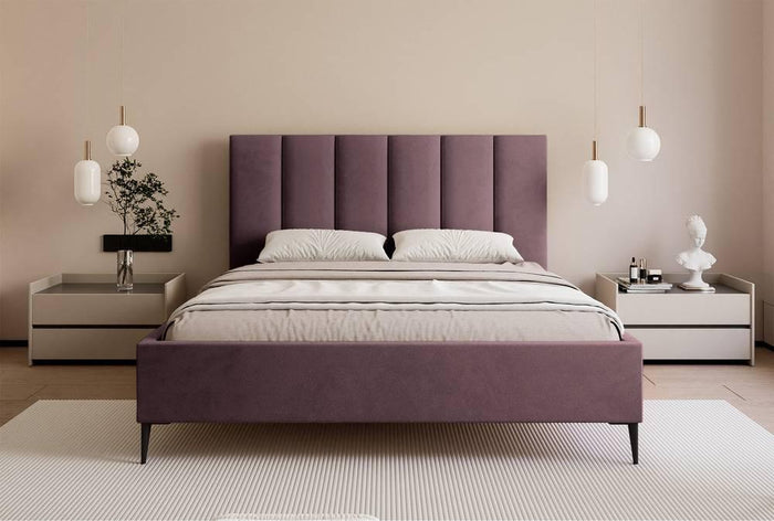 NADUVI Collection Bedframe Carolina met opbergvak velvet 140x200