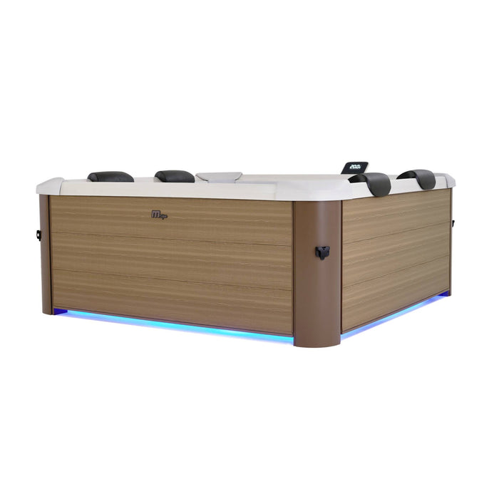 sweeek - 6-persoons hydro-massage spa, 4 kussens 160cm