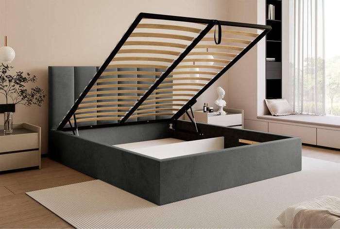 NADUVI Collection Bedframe Carolina met opbergvak velvet 180x200