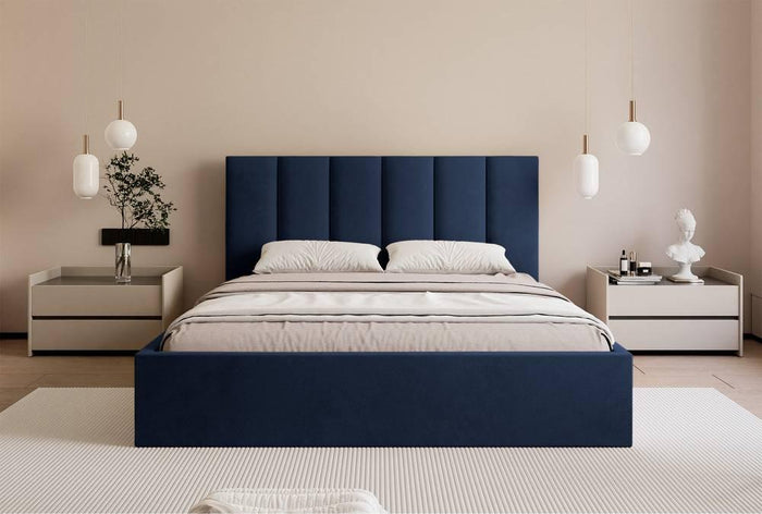 NADUVI Collection Bedframe Carolina met opbergvak velvet 140x200