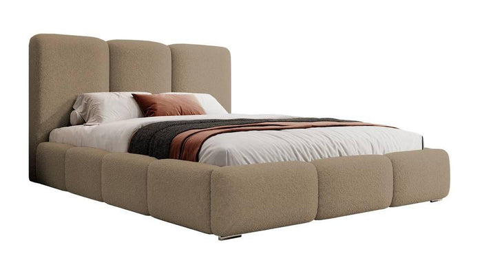 NADUVI Collection Bedframe Briar bouclé met opbergvak 180x200