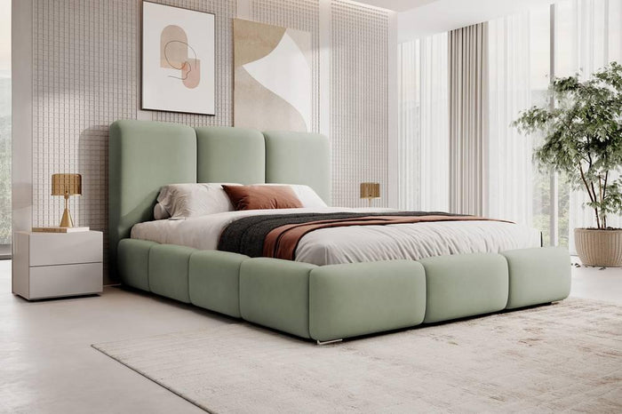 NADUVI Collection Bedframe Briar velvet 140x200