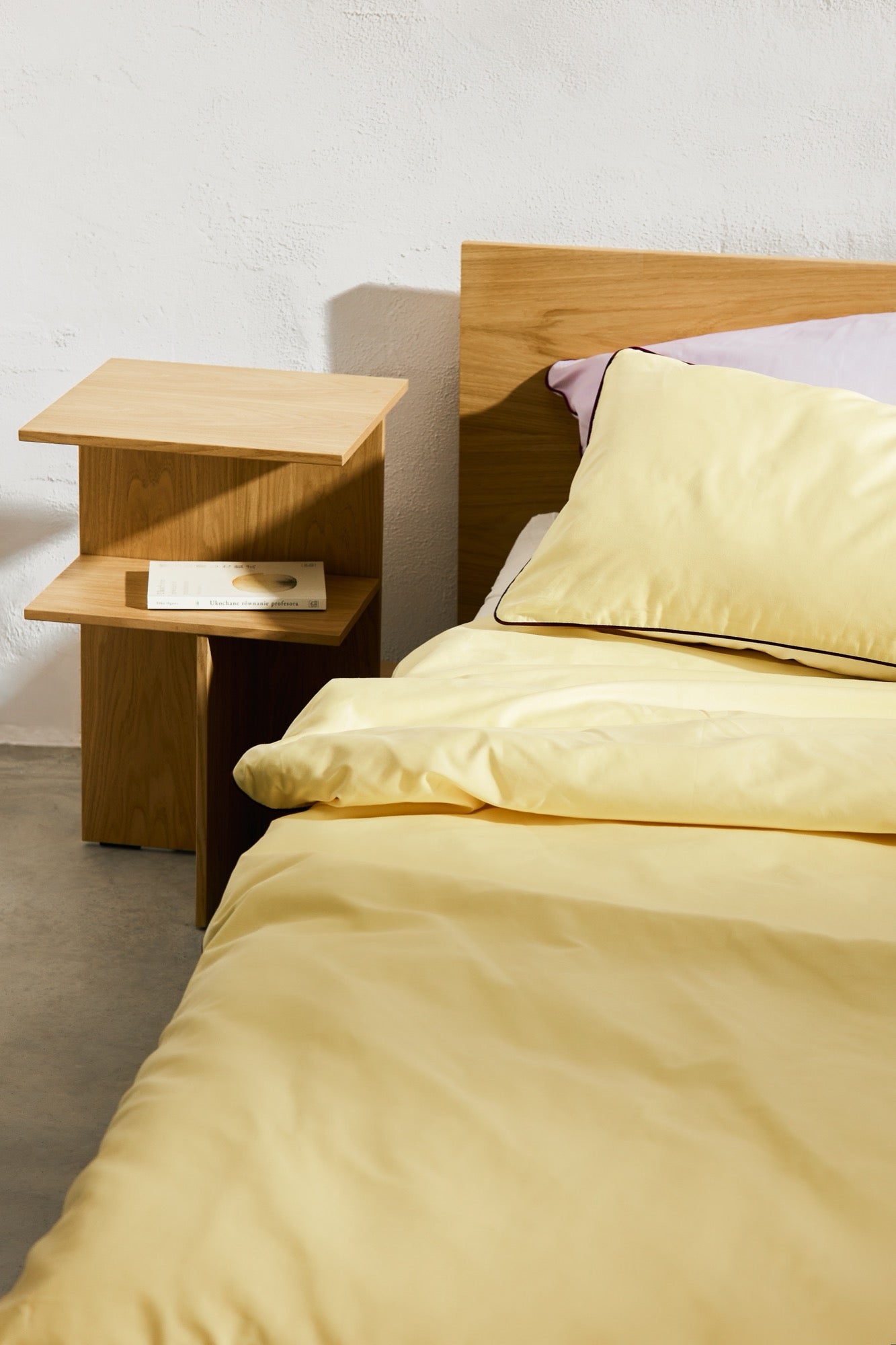 noo.ma OBA Kussensloop - 40x80 cm - Sunny Yellow