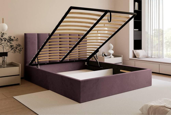 NADUVI Collection Bedframe Carolina met opbergvak velvet 180x200