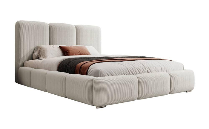 NADUVI Collection Bedframe Briar met opbergvak ribstof 160x200