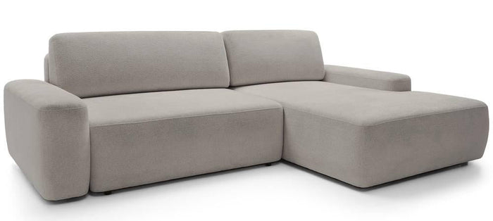 NADUVI Collection Hoekslaapbank Elis rechts met opbergvak chenille