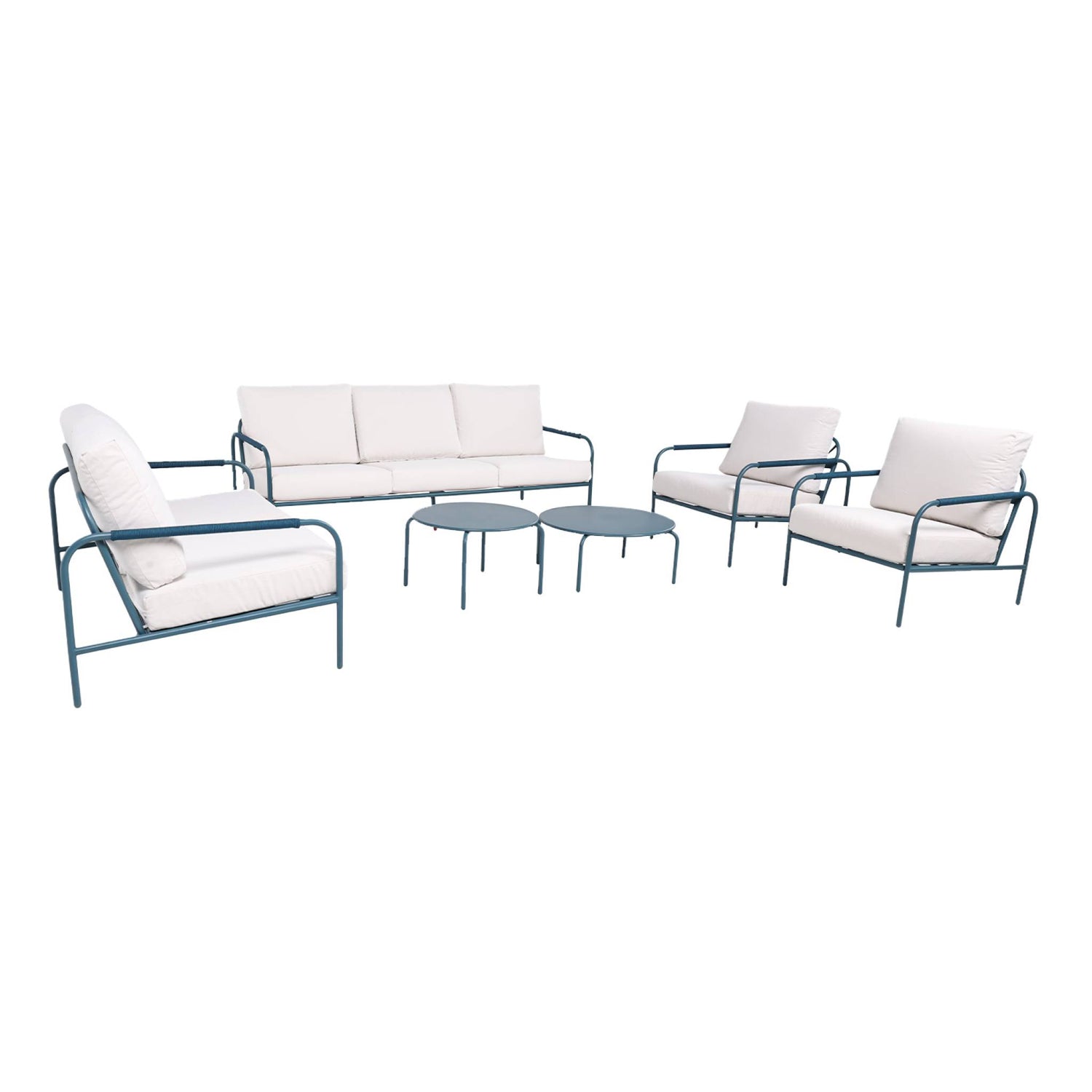 sweeek - Tuinset van staal, 7 personen