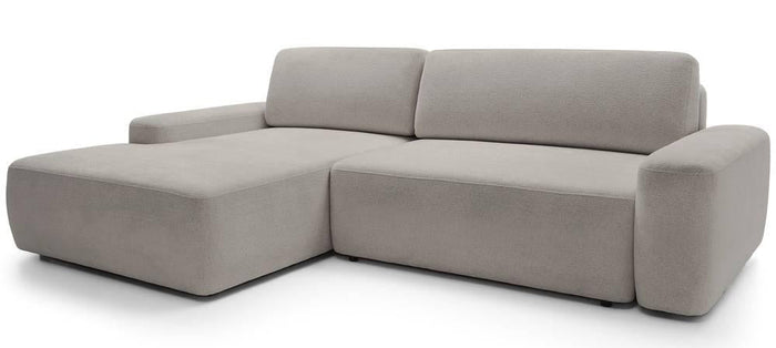 NADUVI Collection Hoekslaapbank Elis links met opbergvak chenille