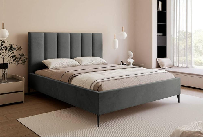 NADUVI Collection Bedframe Carolina met opbergvak velvet 140x200