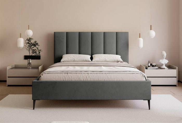 NADUVI Collection Bedframe Carolina met opbergvak velvet 140x200