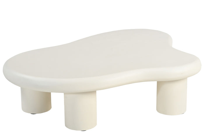 Livingfurn - Salontafel Ivoor Beton - 120x88x30cm - Feline