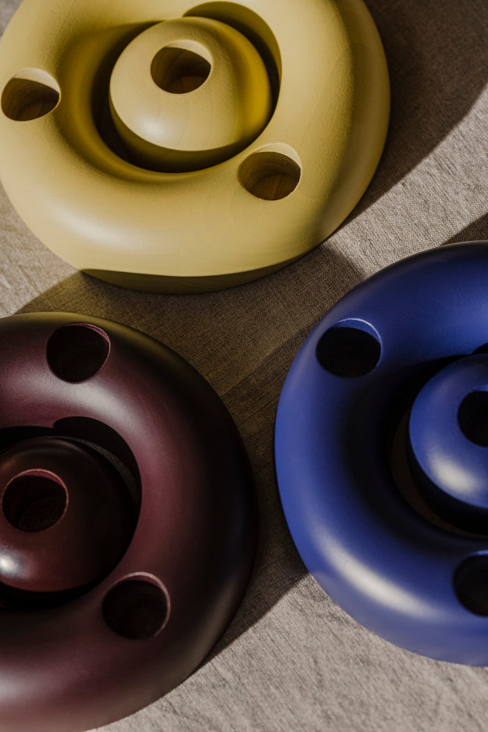 noo.ma LUMS Kaarsenhouders - Yellow Mellow