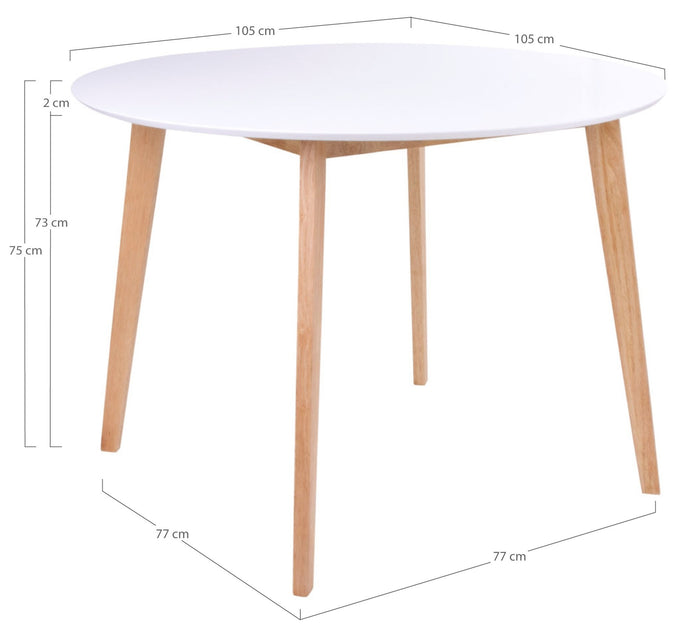 House Nordic Vojens | Middelfart Ronde Eetkamer Set