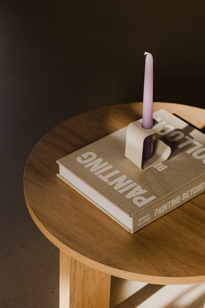 noo.ma FLEC kaarsenhouder - low - Piazza Beige