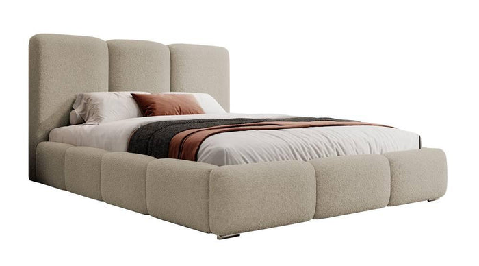 NADUVI Collection Bedframe Briar bouclé met opbergvak 160x200