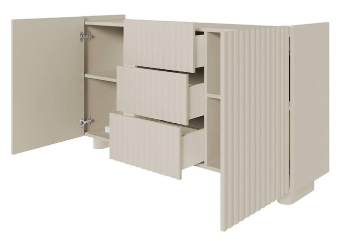 NADUVI Collection Ladekast Cassidy drie lades twee deurs