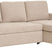 House Nordic Belfast Zand 2-Zits + Chaise Lounge Slaapbank