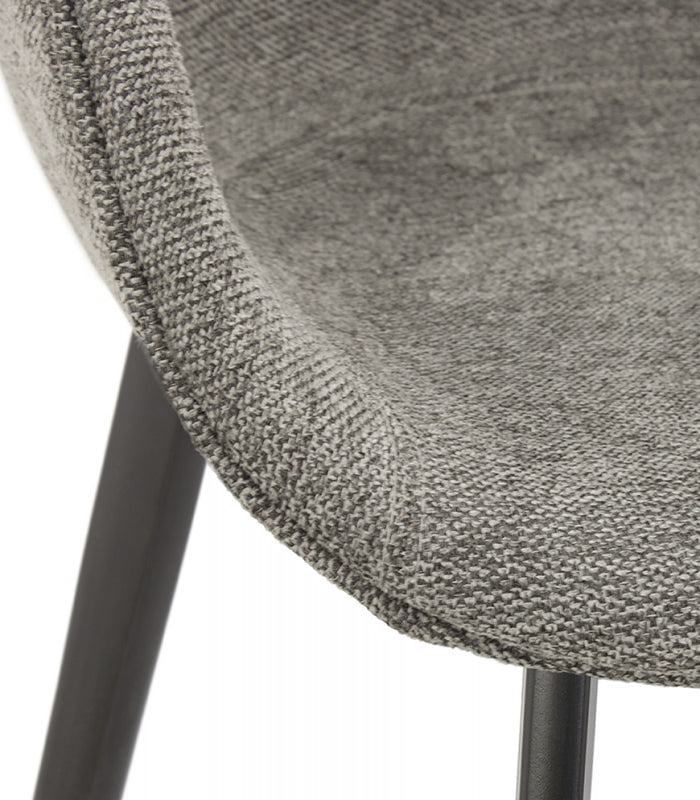 ALTEREGO NEGRONI Stoel met armleuningen - Grijs