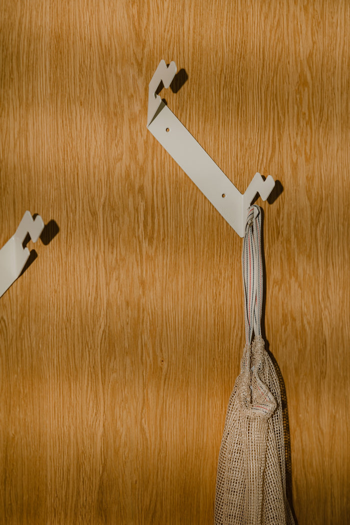 noo.ma GLIPS wandkapstokken set van 3 - Piazza Beige