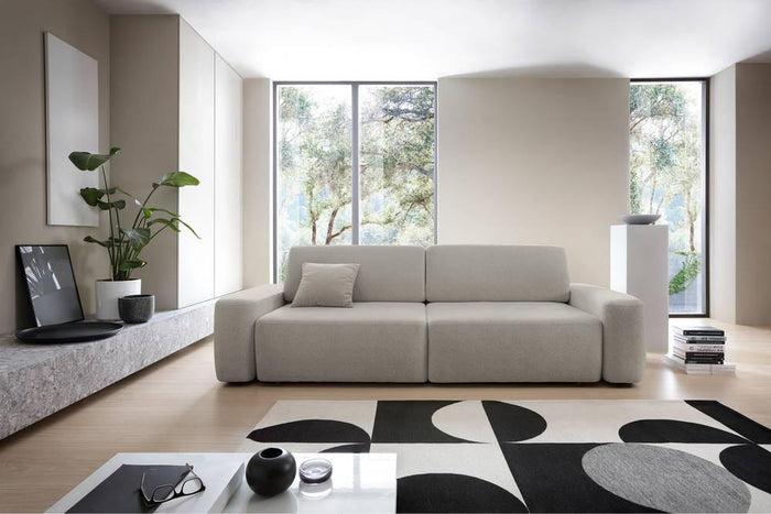 NADUVI Collection 3-zitsbank Elis met opbergvak chenille