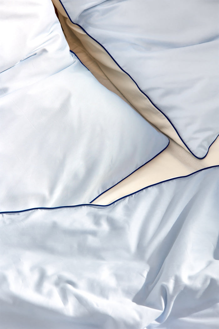 noo.ma OBA Dekbedovertrek - 200x200 cm - Baby Blue