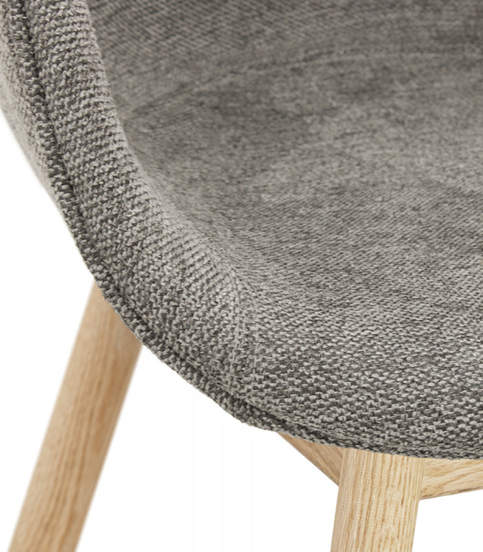 ALTEREGO ROSSINI Stoel met armleuningen - Grijs